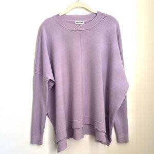 Charlotte Avery Long Sleeve Lavender Sweater